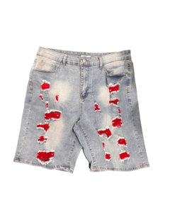 Women's Denim Shorts <b>High</b> <b>Waist</b> Ripped Distressed Summer Cotton Jeans Shorts Frayed Raw Hem Casual Vintage <b>Hot</b> <b>Pants</b> Wholesale - Product Image 1