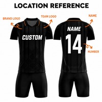 Camiseta de Fútbol al por Mayor, Camisetas de Fútbol Personalizadas, Ropa de Fútbol Barata, Uniforme de Fútbol de Manga Larga, Conjunto Deportivo, Bordado 3D 100%