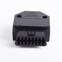 Adaptador de Conector Macho OBD2 de 16 Pines, Lector de Códigos para BMW/Audi A3 12V J1962F ELM327