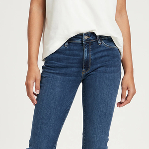 Pantalon en jean pour femme de qualité supérieure, prix d'usine OEM ODM personnalisé, coupe confortable et douce, fournisseur de mode de haute qualité - Product Image 4