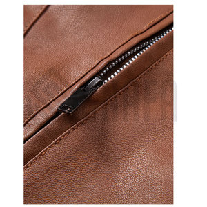Custom <b>Leather</b> <b>Jacket</b> for <b>Men</b> Factory Price New Fashionable Design <b>Men</b> <b>Leather</b> <b>Jacket</b> Premium Fashion Wear Winter Zipper Style - Product Image 6