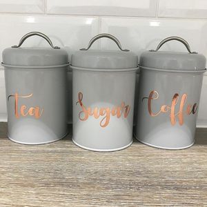 White vintage Food <b>Storage</b> <b>Containers</b> With Lid And Handle Minimalist Design For <b>Kitchen</b> Use Cylinder Shape Freshness Preservatio - Product Image 4