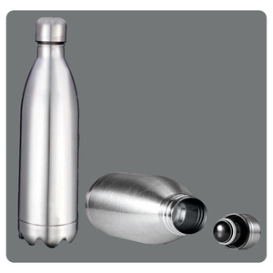 Bouteille isotherme en acier Liviya, anti-fuite, avec impression personnalisée, pour boissons chaudes et froides, idéale pour la salle de sport, les voyages, le bureau, l'école et les vacances - Product Image 1