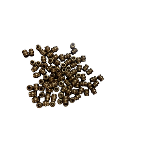Vintage Brass Lampwork Cylinder <b>Spacer</b> Beads Metal Tube Box Packed for Jewelry Making Crafts Wholesale Bulk - Product Image 6