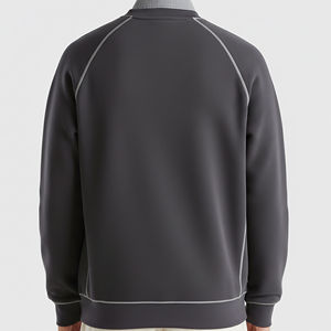 Sudaderas con Capucha y Cuello Redondo de Forro Polar para Hombre con Logotipo Personalizado, Sudaderas de Manga Larga de Algodón Oversize Personalizadas para Hombre - Product Image 4