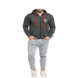 Sudadera con Capucha Personalizada Extra Grande y Gruesa para Hombre, Sudadera con Cierre y Logotipo Personalizado, Unisex - Product Image 5