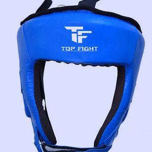 MMA Boxing Head Guard PU Leather Hook Loop Breathable Sparring Training Gear Unisex Digital Print - Product Image 3