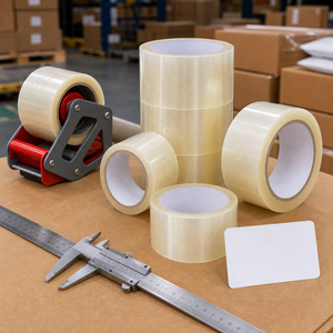 Échantillon Gratuit Ruban Adhésif Transparent BOPP Étanche avec Adhésif Acrylique pour Scellage de Cartons – Approvisionnement Direct Usine - Product Image 1