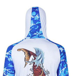 Chemise à capuche de pêche pour hommes, protection solaire UPF 50+, résistante aux UV, respirante, séchage rapide, vêtements d'extérieur à manches longues pour pêcheurs - Product Image 3