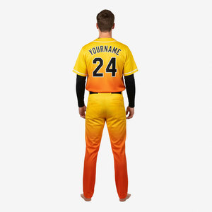 Meilleures ventes, uniforme de baseball au design unique, logo personnalisé imprimé, impression par sublimation, uniforme de baseball unisexe pour adultes - Product Image 6