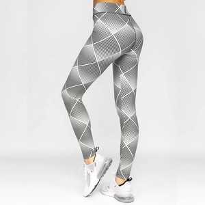 Leggings de Compresión de Cintura Media para Mujer, Elásticos en Cuatro Direcciones, de Secado Rápido, Ligeros, con Estampado Sublimado, Tela de Spandex/Nylon para MMA - Product Image 1