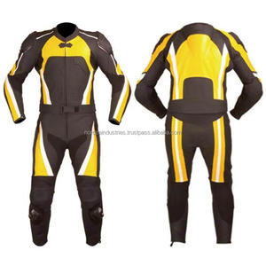 Traje de Cuero Impermeable Personalizado para Motocicleta, Traje de Cuero Protector para Carreras, Traje de Cuero de Una Pieza para Motocicleta, Pantalón y Chaqueta - Product Image 3