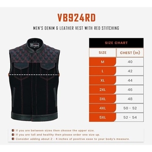 Gilet de motard personnalisé en cuir véritable pour homme, gilet matelassé de club moto, gilet zippé en cuir de vachette premium - Product Image 5
