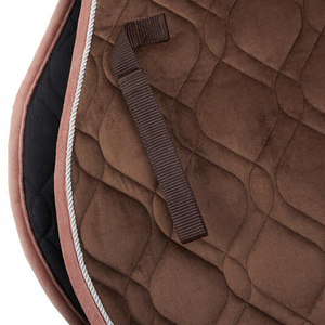 Tapis de selle personnalisé en satin confortable pour le saut anglais – Équipement d'équitation pour chevaux - Product Image 6