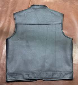 NEW YOU FOR SUMMER PEROFLATED LEATHER VEST - Product Image 2