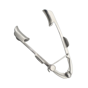 Spéculum ophtalmique Lester-Burch, mécanisme de verrouillage manuel réglable, lame de 16 mm, réutilisable, en acier inoxydable chirurgical - Product Image 1