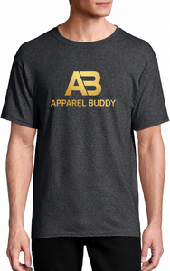 Camiseta de Manga Corta Casual para Hombre, Marca AMY, 100% Algodón, Corte Regular, Lisa, con Logotipo Personalizado Bordado en la Parte Delantera, Venta al Por Mayor - Product Image 3