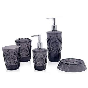 Ensemble de 4 pièces en plastique pour salle de bains, livraison gratuite - Product Image 2