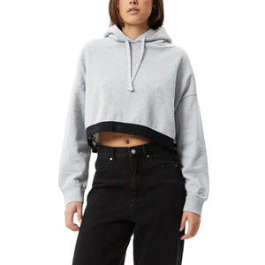 fashionable <b>cropped</b> fleece <b>women</b> crop top <b>hoodies</b> designed <b>for</b> daily comfort and style fashion breathable <b>women</b> crop top <b>hoodies</b> - Product Image 6