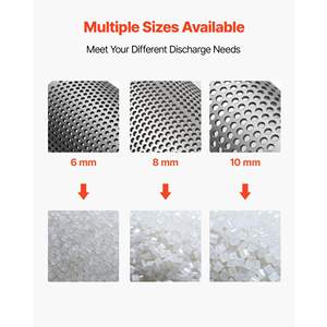 Maille de fil d'acier de haute qualité pour broyeur en plastique modèle 300, durable, ouverture de 0,39 pouce/10 mm, écran de haute précision pour le milieu - Product Image 6