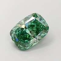 Diamante Verde Intenso de Laboratorio de Primera Calidad, Certificado por IGI, Diamante de Color Suelto para Diseño de Joyería de Lujo, Anillos, Colgantes y Artículos Finos Personalizados