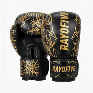 ถุงมือฝึกซ้อมหนัง PU แบบปรับแต่งได้สำหรับศิลปะการต่อสู้และฟิตเนส ถุงมือชกมวยมืออาชีพหนัง PU ถุงมือโลโก้สั่งทำพิเศษ - Product Image 3