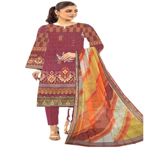 AF Fashion Vol 4 Traje de césped paquistaní de 3 piezas listo para usar Salwar Kameez para fiestas de uso diario indio paquistaní - Product Image 1