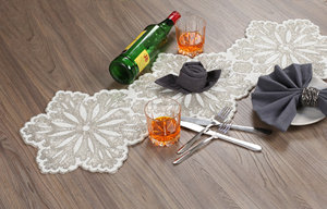 Royal Look Handmade Beaded Table Runner Hotel Restaurant Table Decorative Beaded Runner and Gifted Use Item - Product Image 4