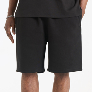 Shorts en coton 100% personnalisés en gros avec logo pour hommes, shorts de sport pour hommes - Product Image 5