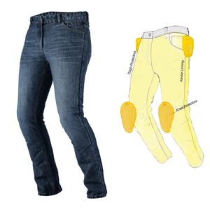 Nouvelle Arrivée - Jean de Sport Homme CE Protecteur Style Plissé Biker en Coton Personnalisé pour la Course - Product Image 1