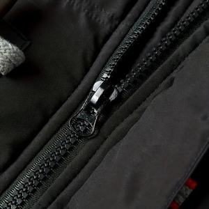 Blouson matelassé unisexe à manches longues pour l'extérieur, couleur unie, duvet et tissu avec capuche, coupe régulière, fermeture éclair pour hommes et femmes - Product Image 4