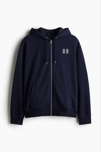 Sudadera con capucha para hombre, corte regular, color liso, algodón French Terry, transpirable, informal, para invierno, con logo impreso digitalmente en la parte trasera del cuello. - Product Image 6