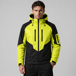 Veste coupe-vent pour homme, nouvelle conception, broderie personnalisée, haute qualité, imperméable et coupe-vent, fournisseur OEM. - Product Image 1