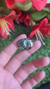 Moissanita azul en forma de pera de 23.40 quilates para la fabricación de joyas y otros artículos - Product Image 3