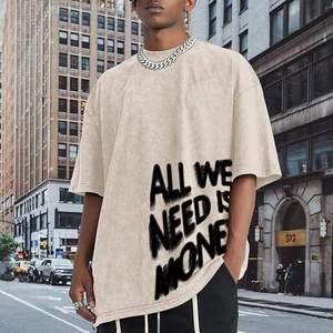 T-shirt en coton uni pour homme, sensation premium, logo personnalisé, vente en gros, fabricant, vêtements décontractés - Product Image 6