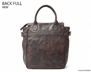 Bolso de Mensajero de Cuero Genuino Vintage de Lujo, Grande, para Oficina, Negocios, Viajes, Portátil, para Hombre - Product Image 2