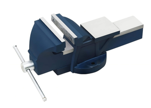 Tornillo de Banco de Alta Resistencia con Base Fija de Hierro Fundido para Trabajos de Metalurgia, Carpintería y Reparaciones - Product Image 1