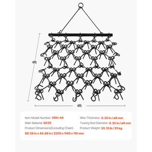 Erpice a Denti Affilati 4x4 Piedi (69 Denti) Resistente per ATV/UTV/Trattore - Accessorio per Preparazione del Terreno e Macchine Agricole - Product Image 4
