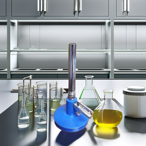 Quemador Bunsen de Laboratorio con Control de Llama, Base Resistente, Equipo de Calentamiento a Gas para Laboratorios Científicos Escolares y Médicos - Product Image 1