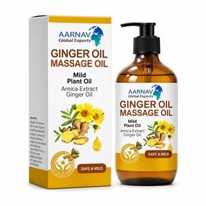 Aceite de Masaje de Jengibre Aarnav Global Exports 100ML, Aceite Vegetal 100% Puro y Suave con Extracto de Árnica, Revitalizador de Piel, Seguro para Todo Tipo de Piel - Product Image 1