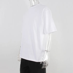 เสื้อยืดเปล่าคุณภาพพรีเมียม ดีไซน์ล่าสุด พิมพ์ลายโลโก้ตามสั่ง ผ้าฝ้ายแท้ 100% หนัก 250 GSM  ขาย - Product Image 4