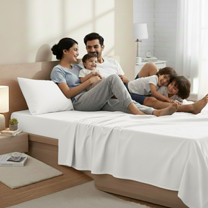 Luxury Solid Color <b>Bed</b> <b>Sheet</b> Set | Soft Microfiber Double <b>Bed</b> Bedding with Pillowcases | Hotel Quality Premium Linen - Product Image 2