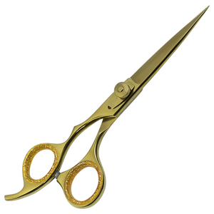 Professional Hair Cutting Gold Scissor 6.5 Inch Stainless Steel Barber <b>Shears</b> Salon Hairdressing Razor Edge Precision <b>Tool</b> - Product Image 1