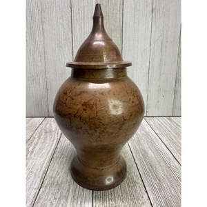 Unique Pattern Luxury Style Glossy Gold Color Table Ginger Jar for Gifting Purpose Simple Design Texture Airtight Jar Supplies - Product Image 1