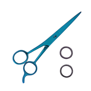 Tijeras de Peluquería Profesionales, Hojas de Acero Inoxidable, para Diestros, Plegables, para Cortar el Cabello - Product Image 1