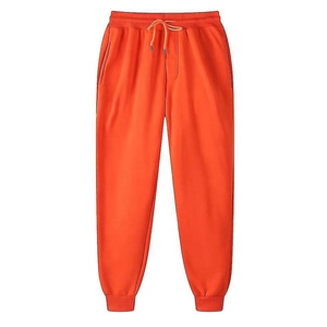 Pantalones informales de algodón 100% para hombre, Pantalones rectos de cintura alta de lona ligera, logotipo personalizado oscuro, estilo general de la mejor calidad - Product Image 2