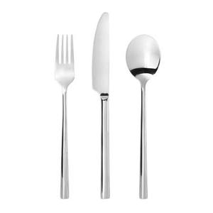 Stainless Steel Mirror Polish Cutlery Set Silverware <b>Knife</b> <b>Fork</b> Spoon Dishwasher Safe Flatware For Giveaways - Product Image 2