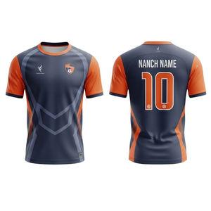 Maillots et uniformes de football pour hommes personnalisés OEM, best-sellers, imprimés par sublimation, respirants, extensibles, 100% polyester - Product Image 3