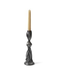 Candelabro Alto de Metal Negro con Forma de Flor, Portavelas Decorativo de Lujo para el Hogar - Product Image 5