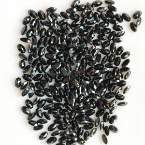 สปิเนลสีดำธรรมชาติ 5x3 มม. รูปทรงวงรี คุณภาพดีที่สุด พลอยหลวม เรดเมาน์เทน เจมส์ สำหรับทำเครื่องประดับ - Product Image 2